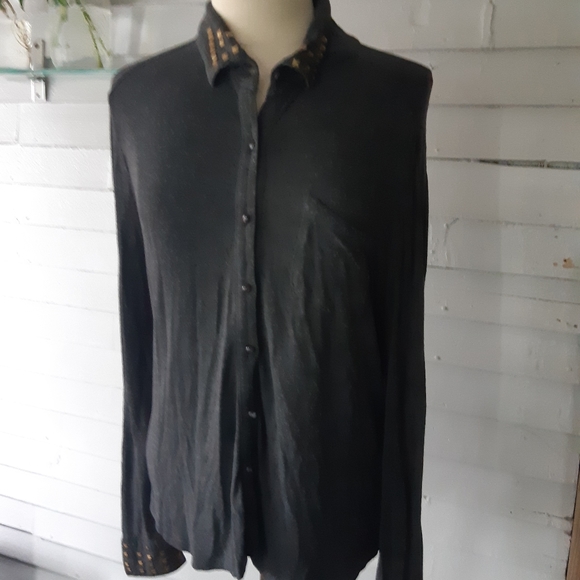 French Laundry Women's Buttons Dowm shirt size LP - Picture 15 of 15